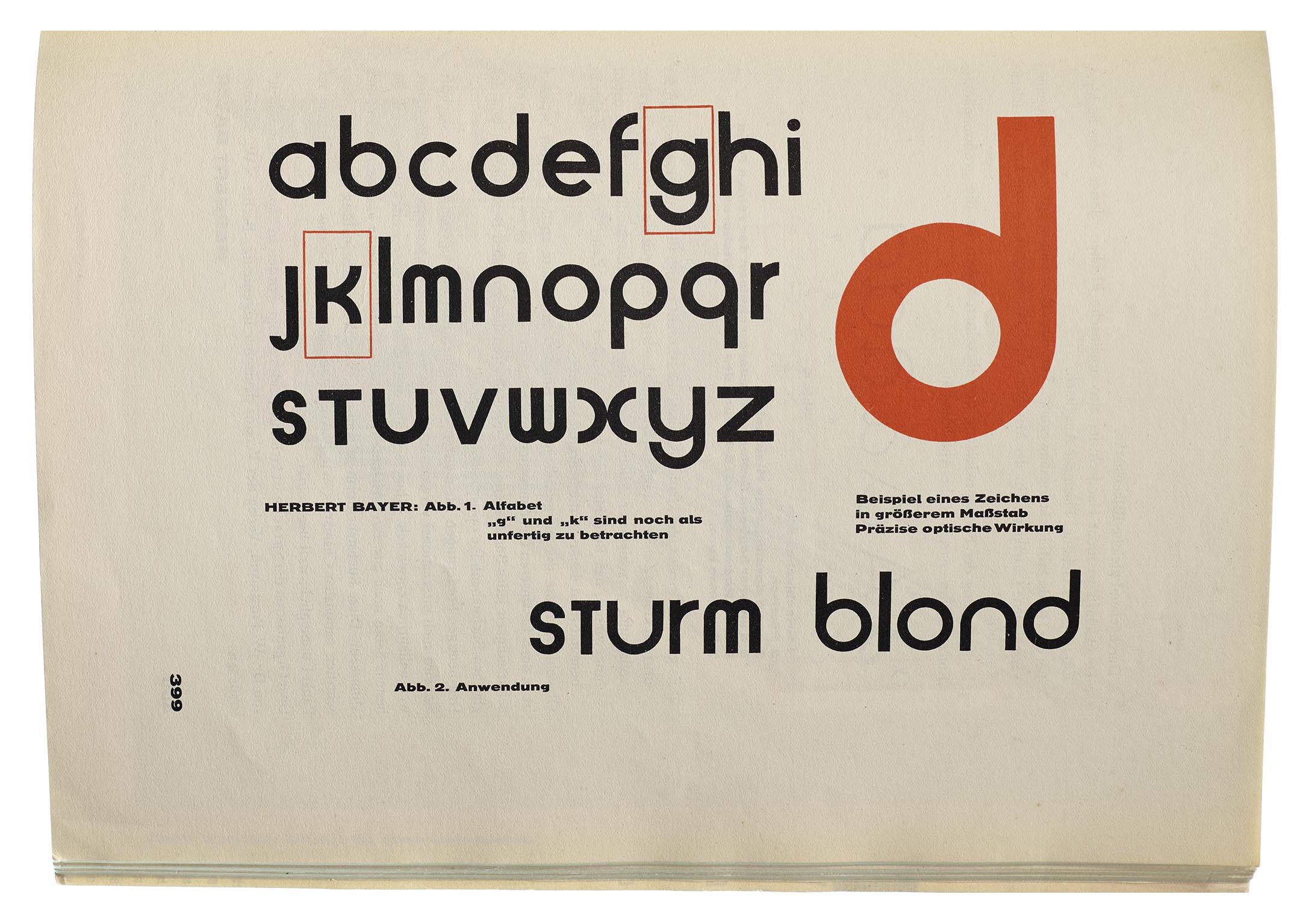 Herbert Bayer’s Universal typeface