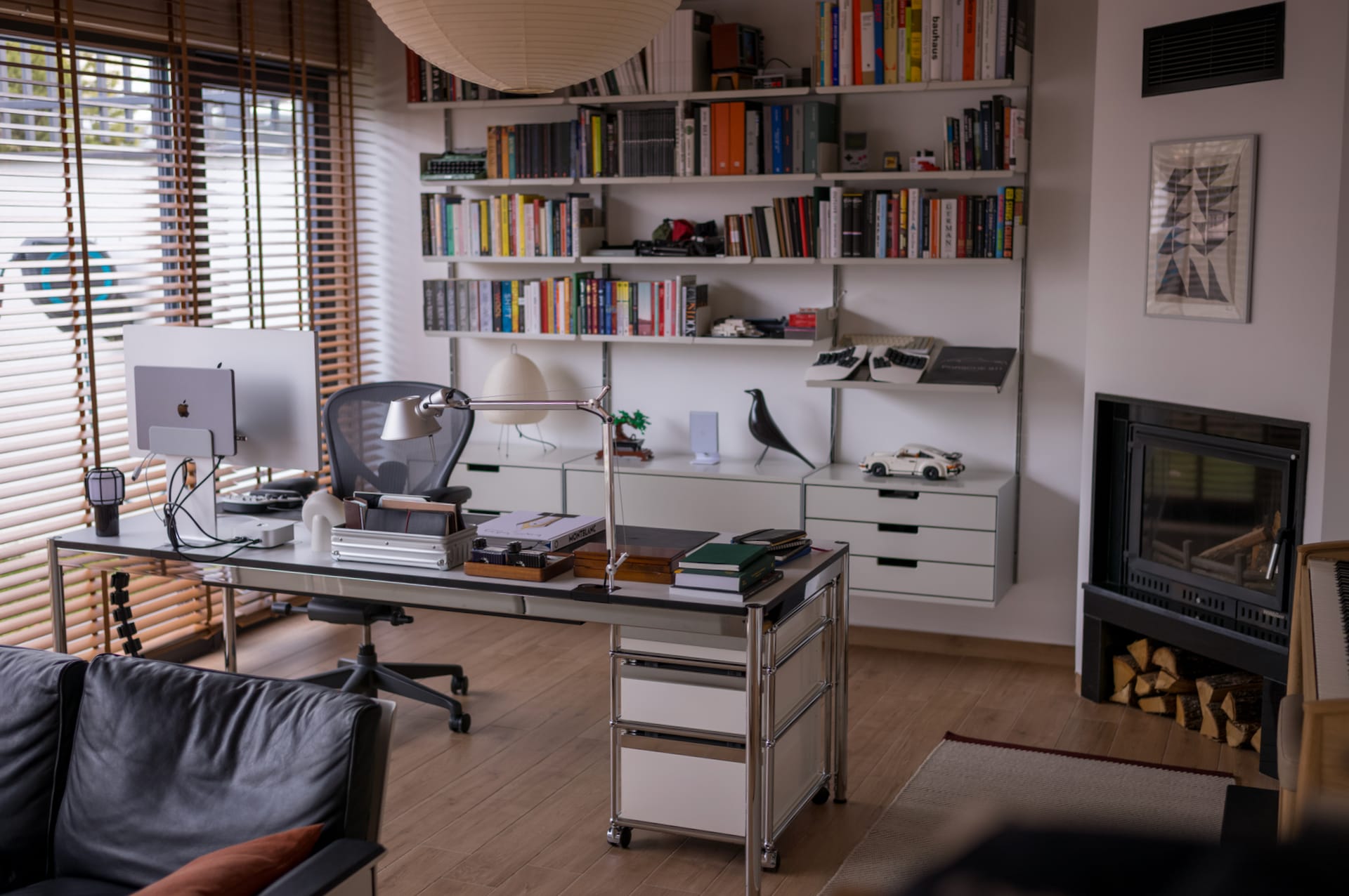 My two-part desk setup